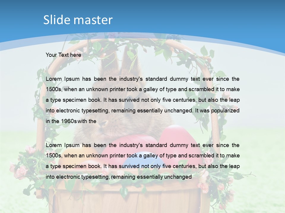 Colorful Zoo Sky PowerPoint Template