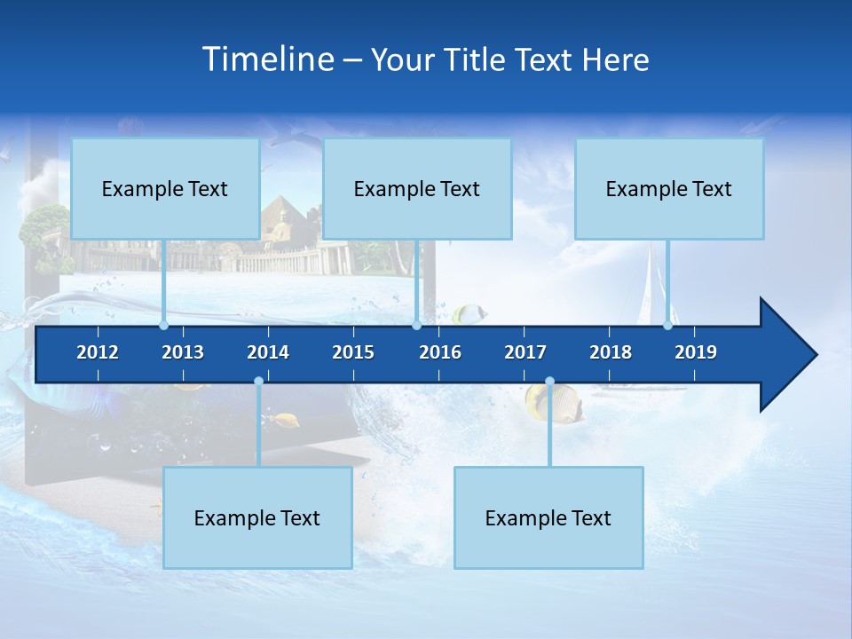 Lcd Eiffel Objects PowerPoint Template