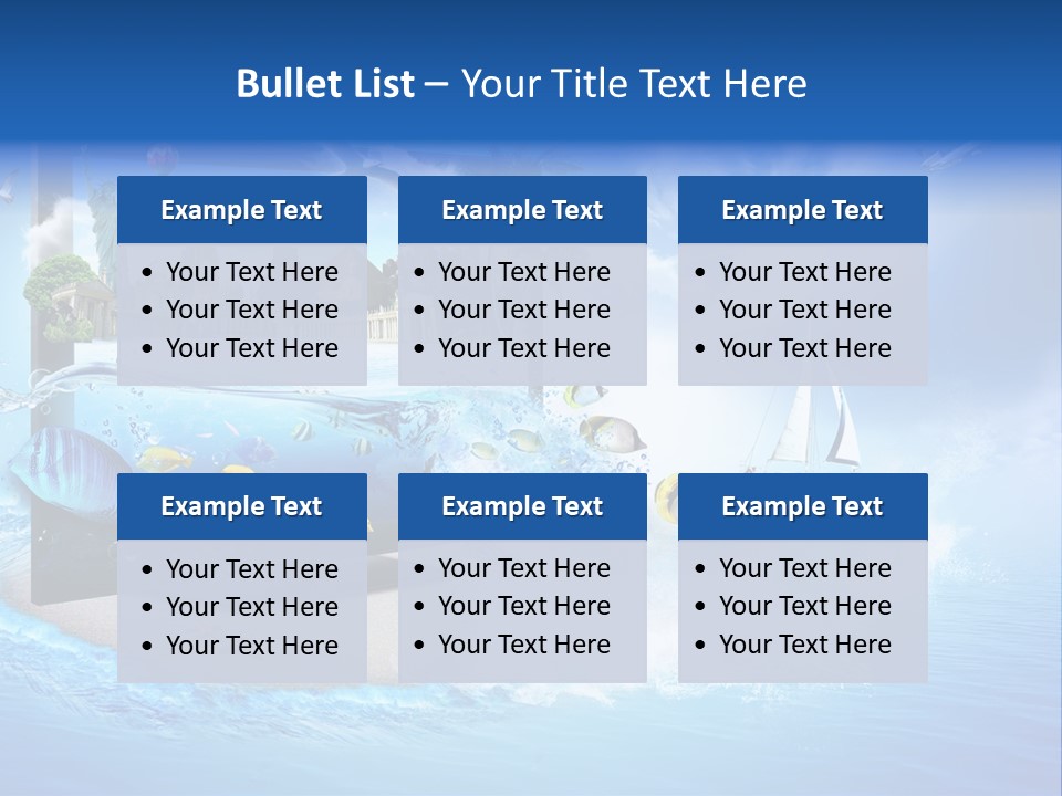 Lcd Eiffel Objects PowerPoint Template