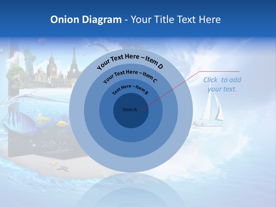Lcd Eiffel Objects PowerPoint Template