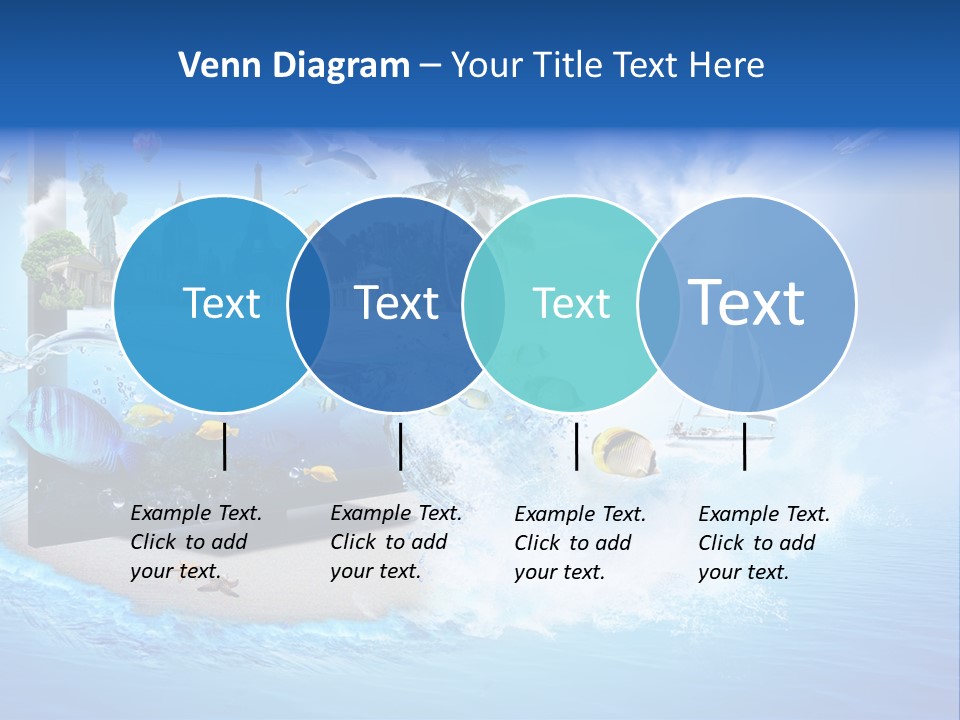 Lcd Eiffel Objects PowerPoint Template