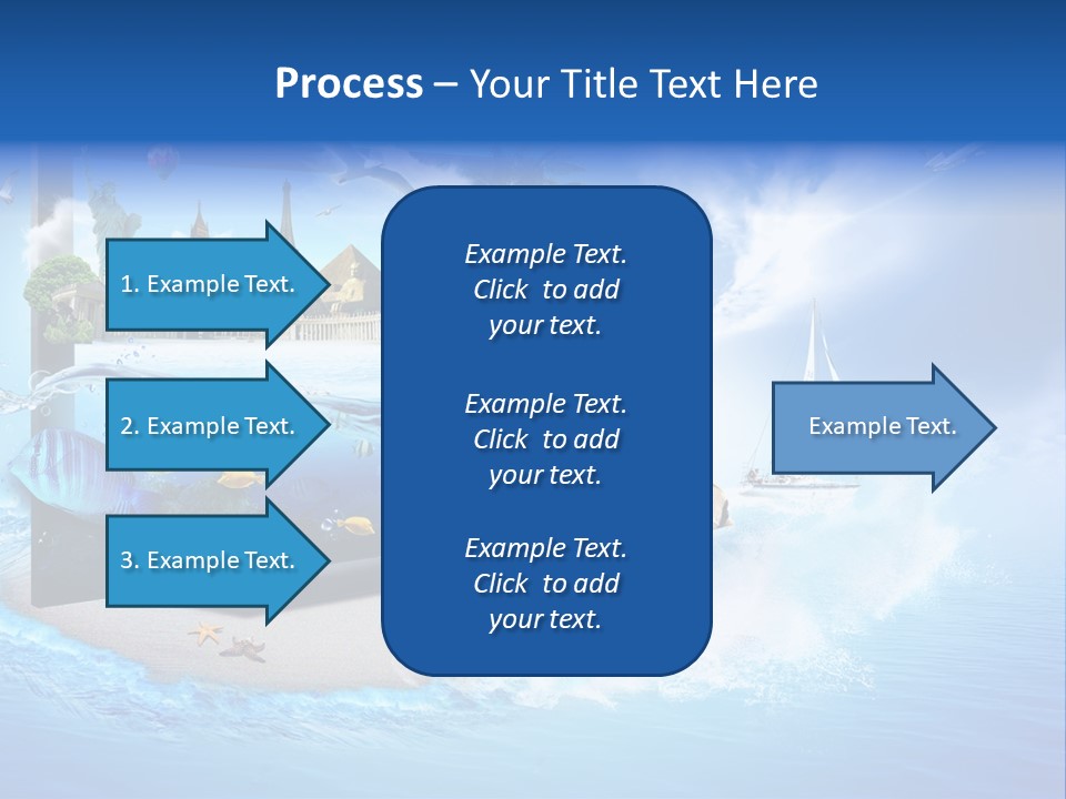 Lcd Eiffel Objects PowerPoint Template