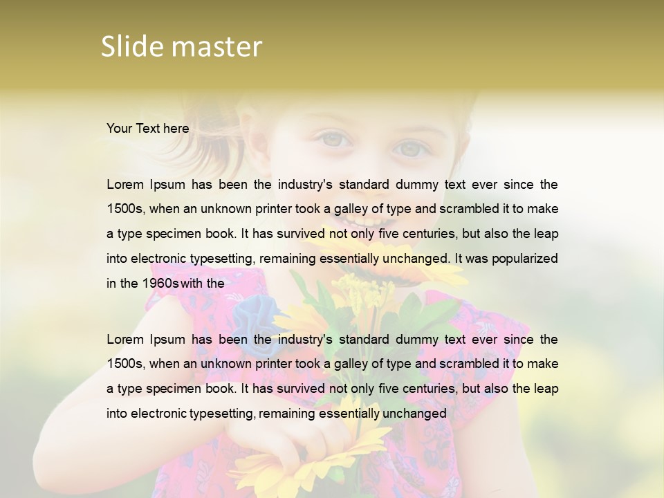 Fun Activities Garden PowerPoint Template