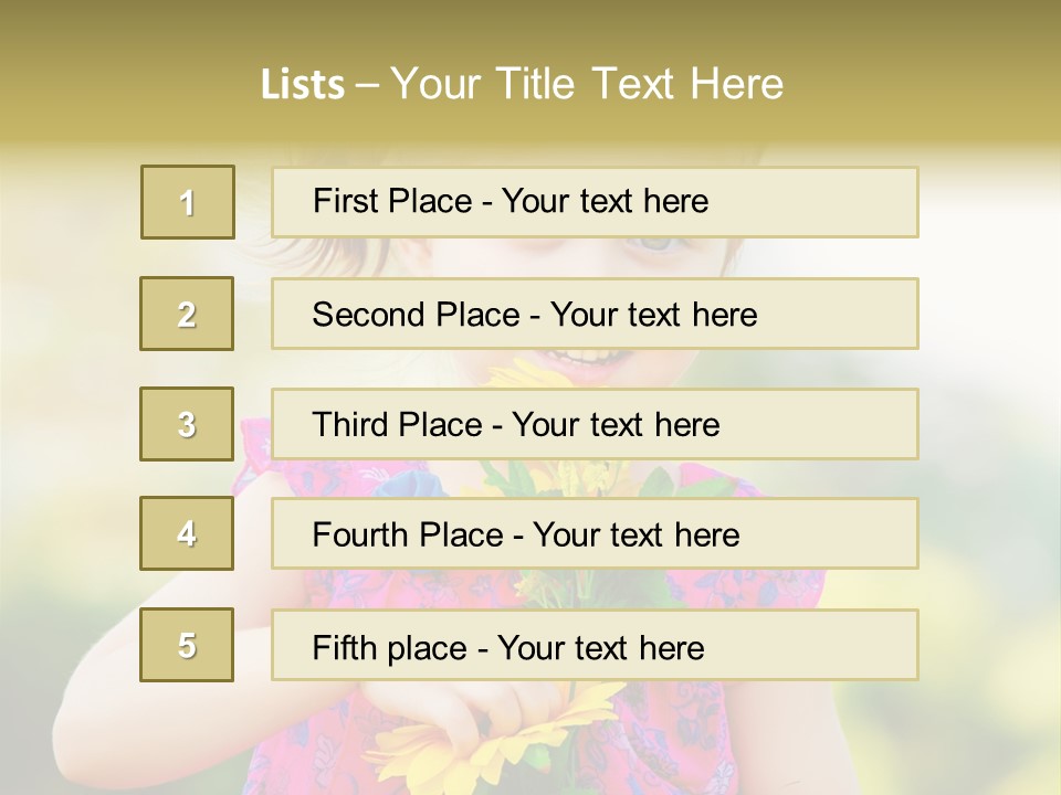 Fun Activities Garden PowerPoint Template