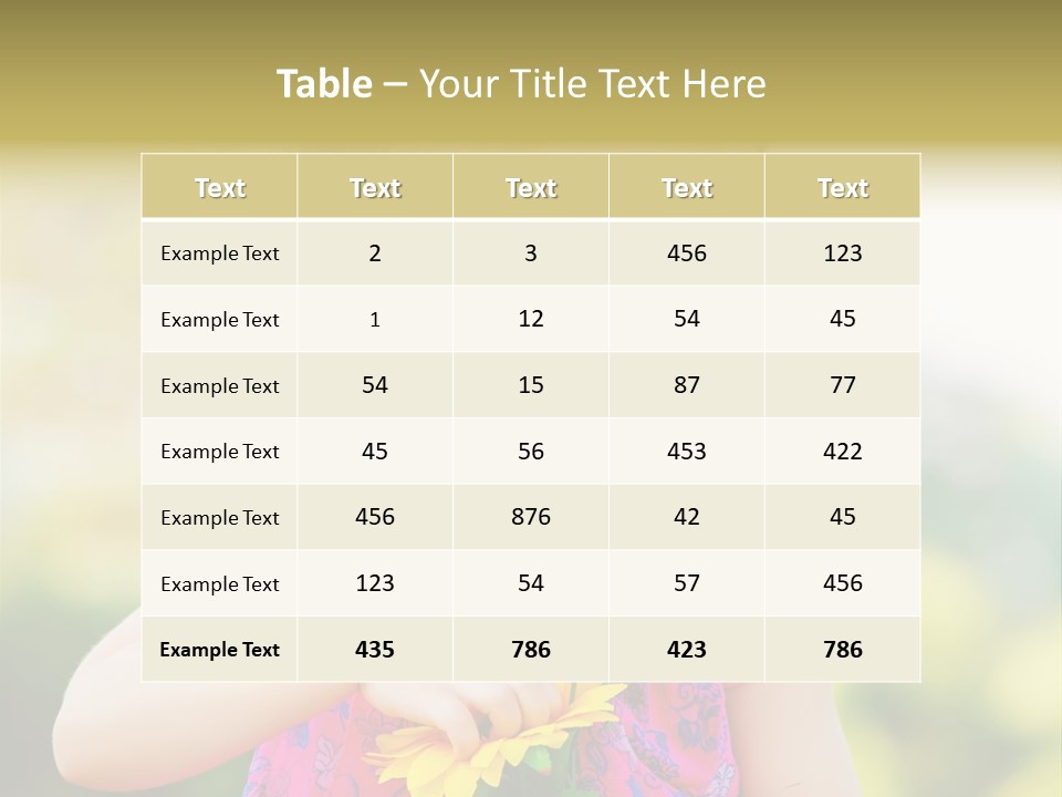 Fun Activities Garden PowerPoint Template