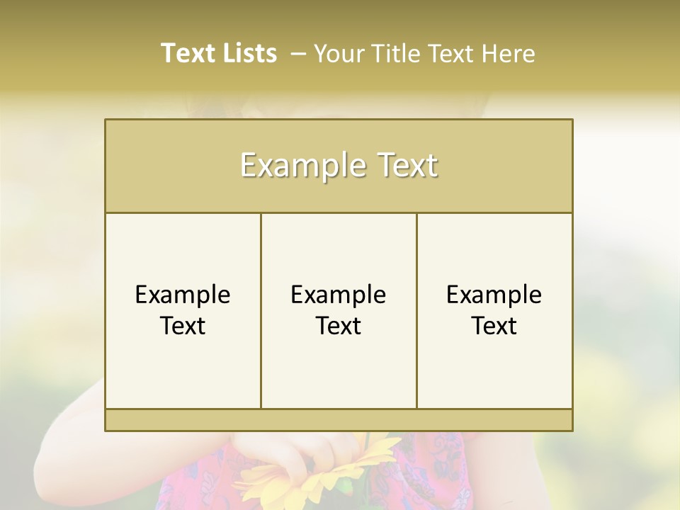 Fun Activities Garden PowerPoint Template