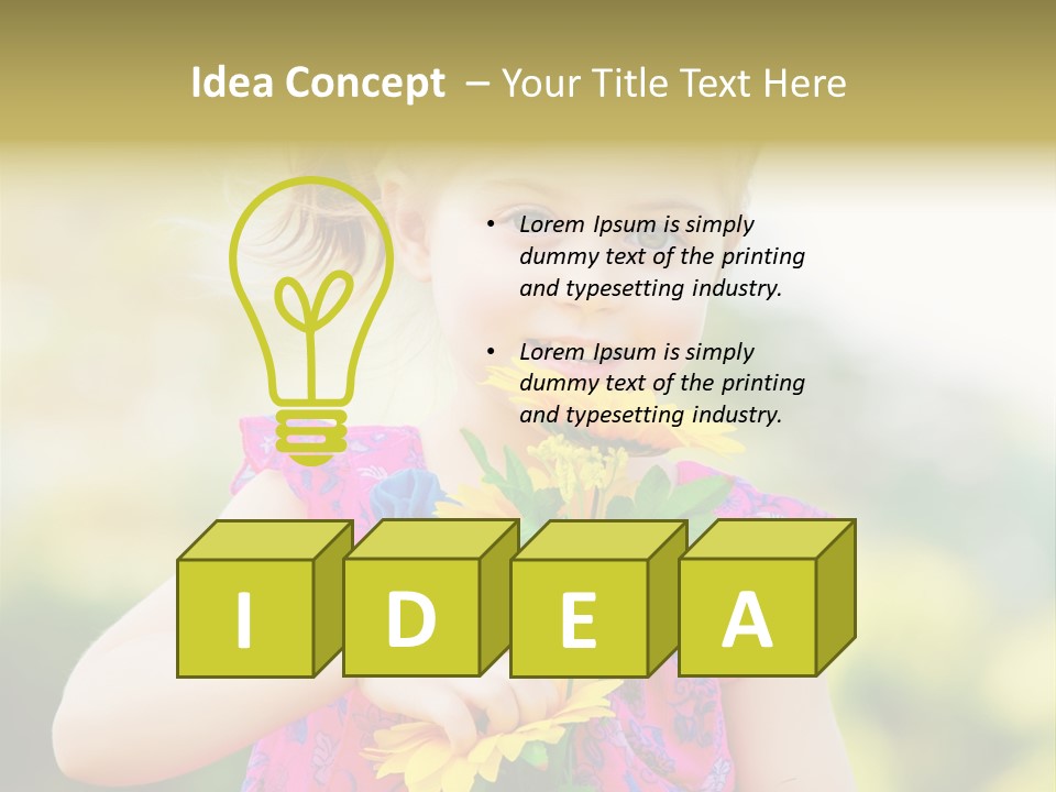 Fun Activities Garden PowerPoint Template