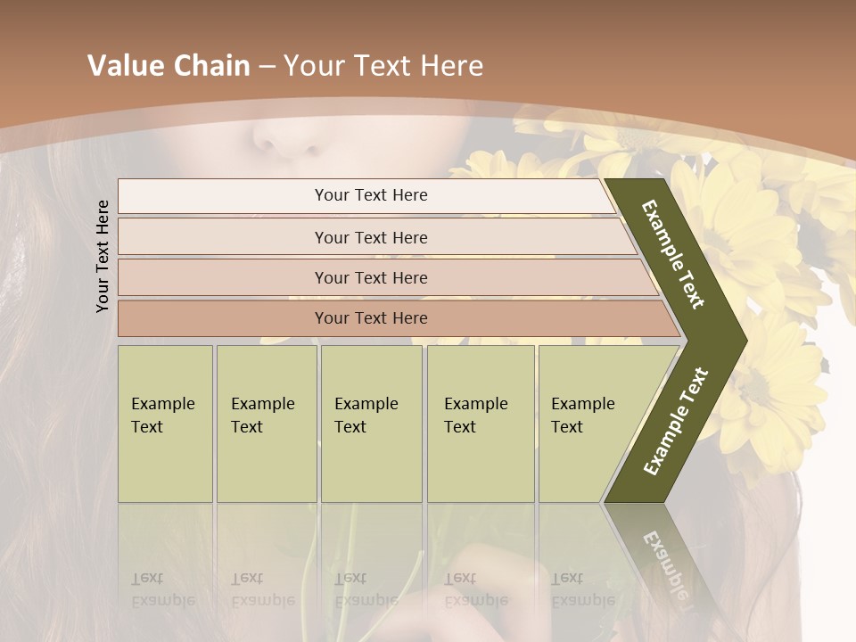 Portrait Closeup Bouquet PowerPoint Template