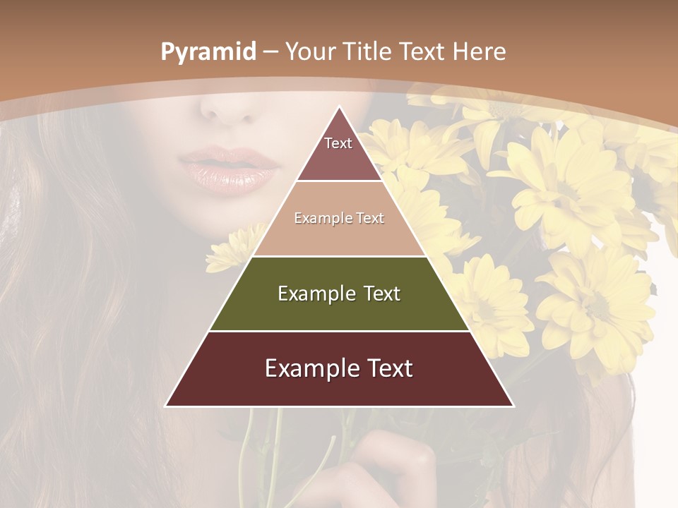 Portrait Closeup Bouquet PowerPoint Template