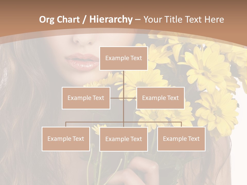 Portrait Closeup Bouquet PowerPoint Template