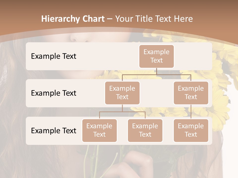 Portrait Closeup Bouquet PowerPoint Template