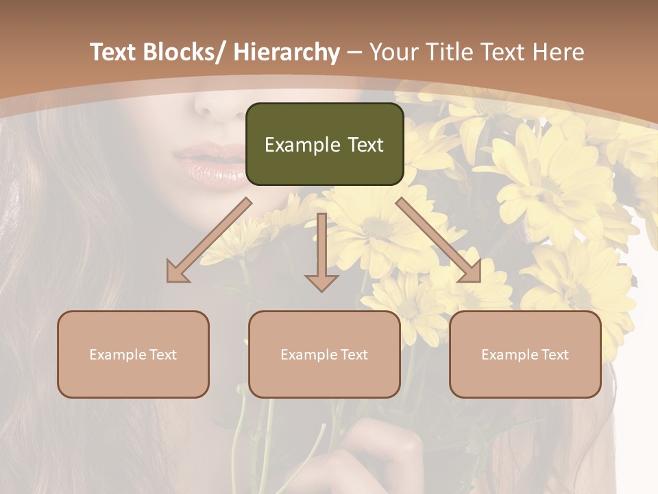 Portrait Closeup Bouquet PowerPoint Template