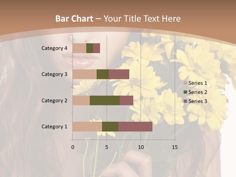 Portrait Closeup Bouquet PowerPoint Template