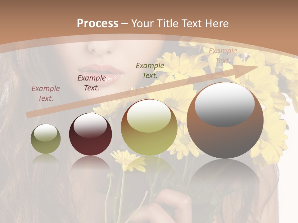 Portrait Closeup Bouquet PowerPoint Template