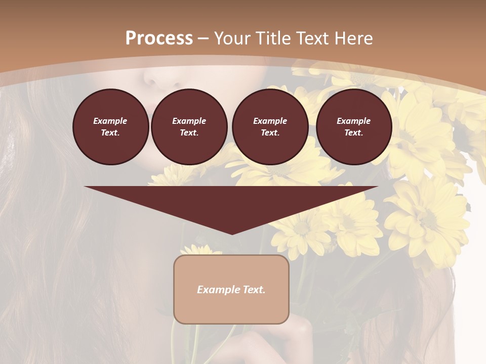 Portrait Closeup Bouquet PowerPoint Template