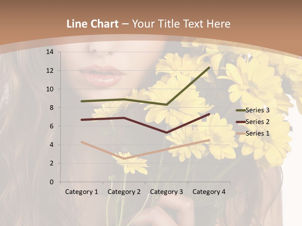 Portrait Closeup Bouquet PowerPoint Template