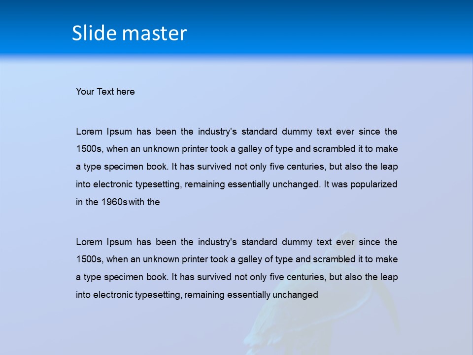 Fond Plongeurs Fonds Marin PowerPoint Template