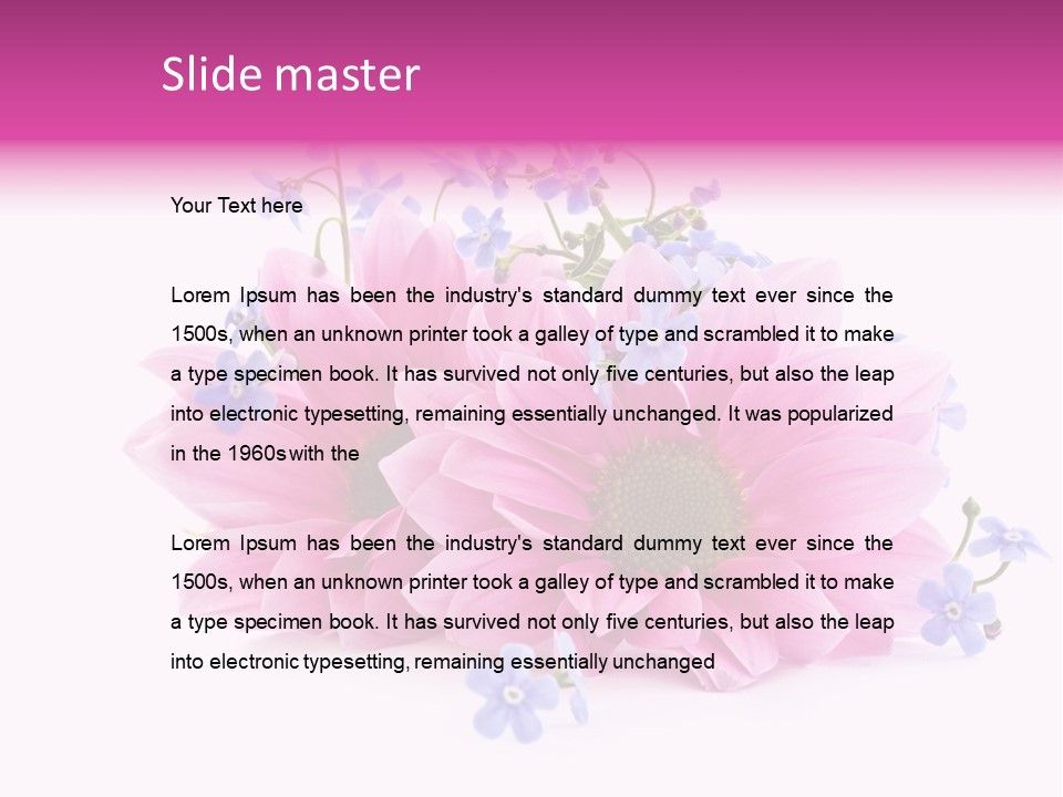 Aroma Isolated Decoration PowerPoint Template