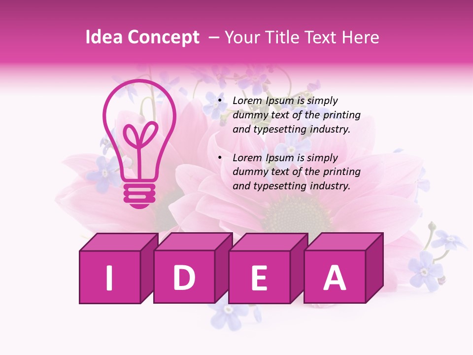 Aroma Isolated Decoration PowerPoint Template