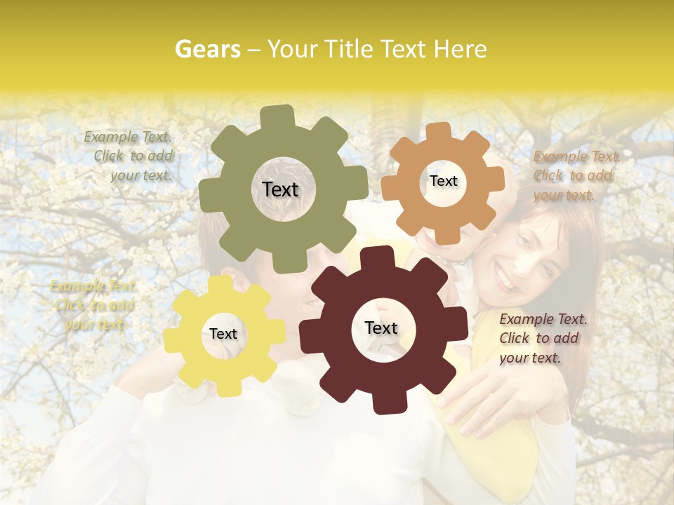 Spa Kindheit Leute PowerPoint Template