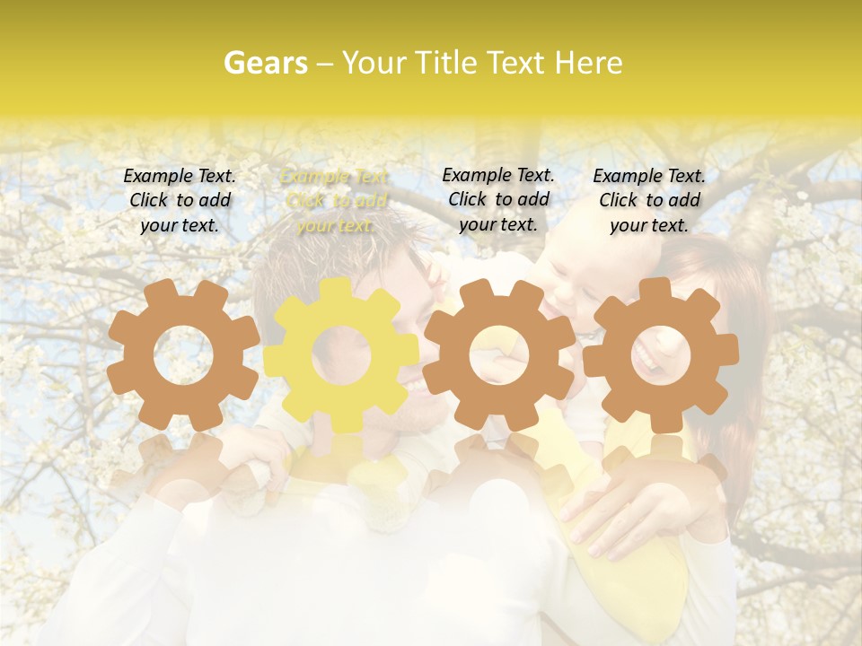 Spa Kindheit Leute PowerPoint Template