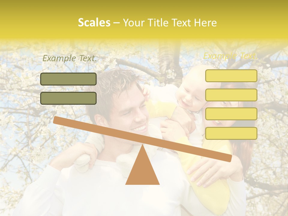 Spa Kindheit Leute PowerPoint Template
