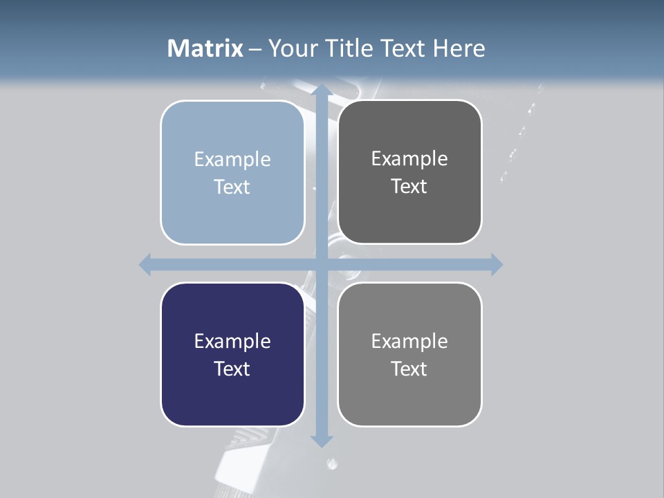 Studio Black Background Technology PowerPoint Template