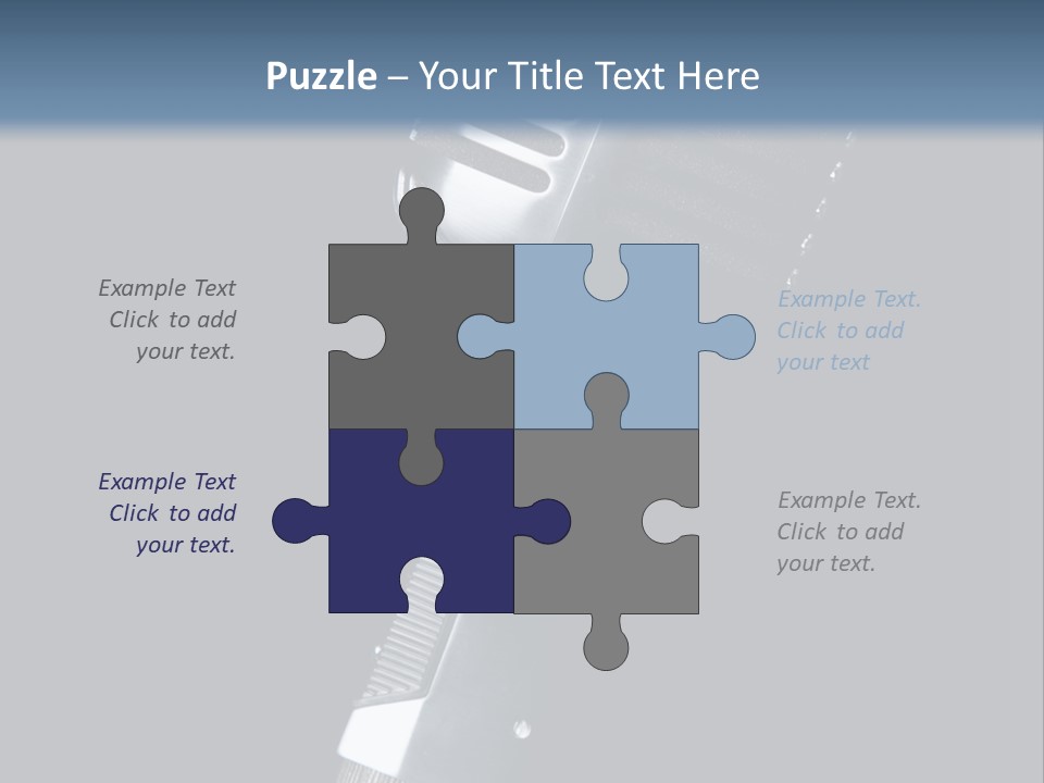 Studio Black Background Technology PowerPoint Template