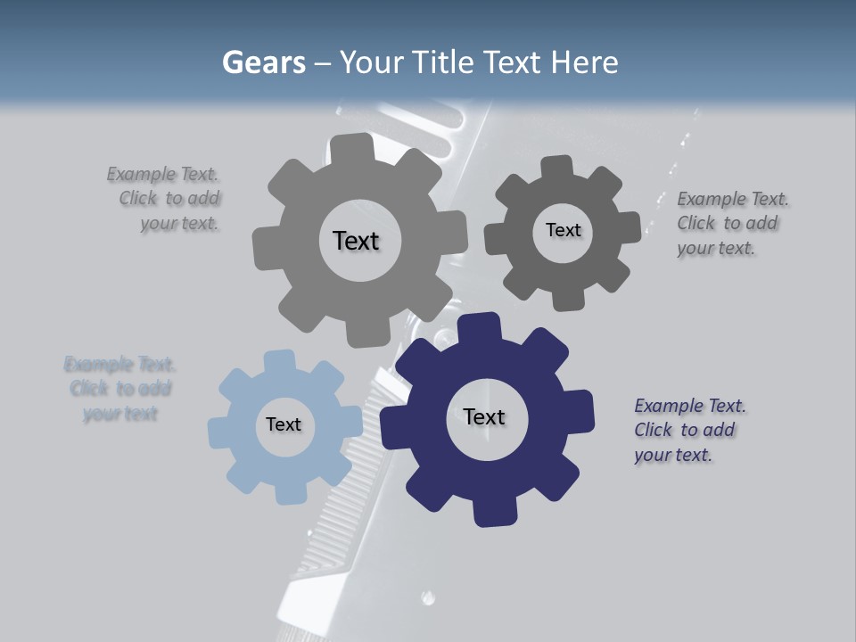 Studio Black Background Technology PowerPoint Template