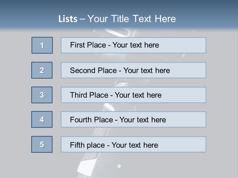 Studio Black Background Technology PowerPoint Template