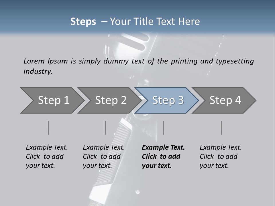 Studio Black Background Technology PowerPoint Template