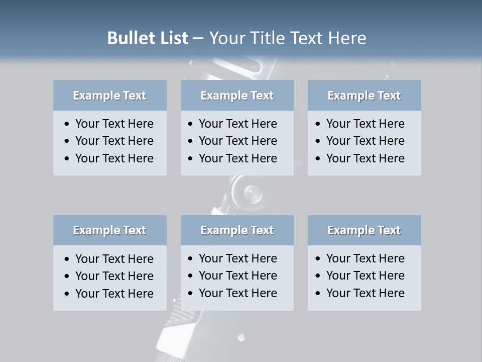 Studio Black Background Technology PowerPoint Template