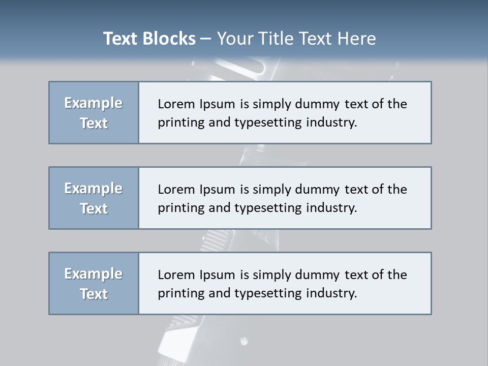 Studio Black Background Technology PowerPoint Template