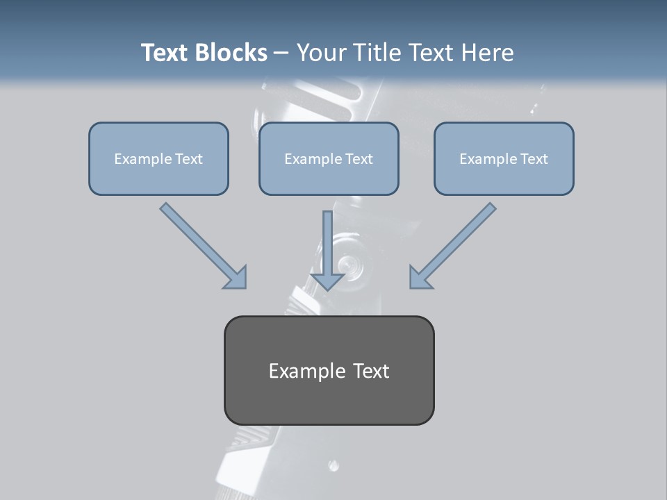 Studio Black Background Technology PowerPoint Template