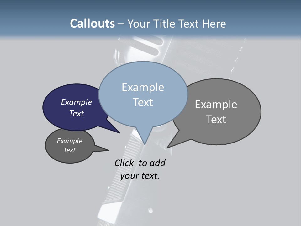 Studio Black Background Technology PowerPoint Template