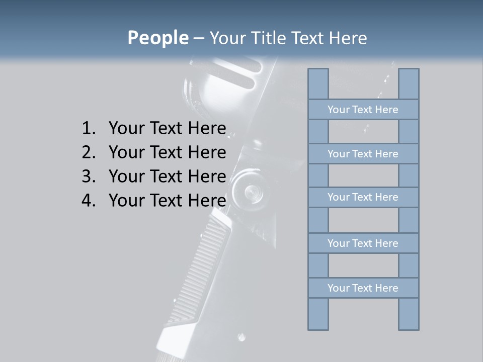 Studio Black Background Technology PowerPoint Template