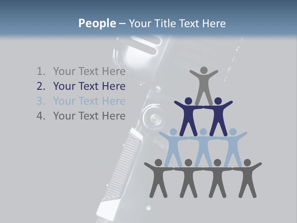 Studio Black Background Technology PowerPoint Template