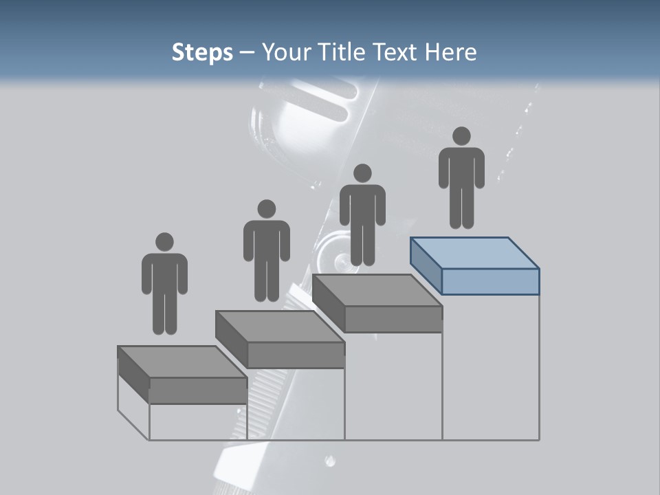 Studio Black Background Technology PowerPoint Template