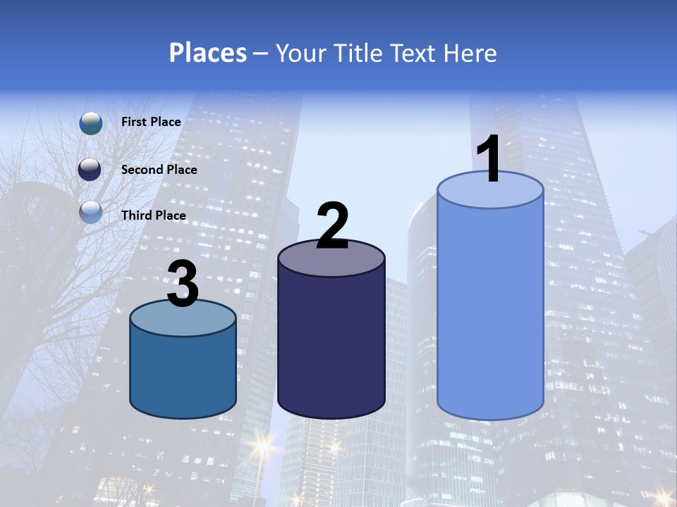 Dusk Place City PowerPoint Template