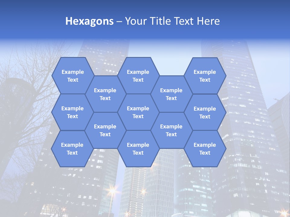 Dusk Place City PowerPoint Template