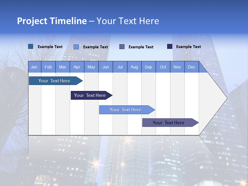 Dusk Place City PowerPoint Template