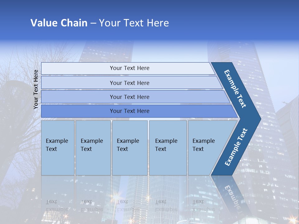 Dusk Place City PowerPoint Template
