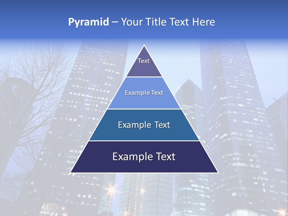 Dusk Place City PowerPoint Template