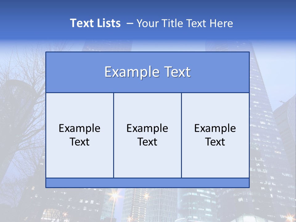 Dusk Place City PowerPoint Template