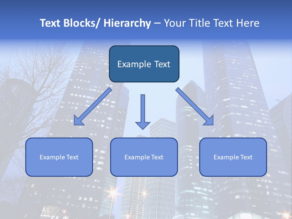 Dusk Place City PowerPoint Template