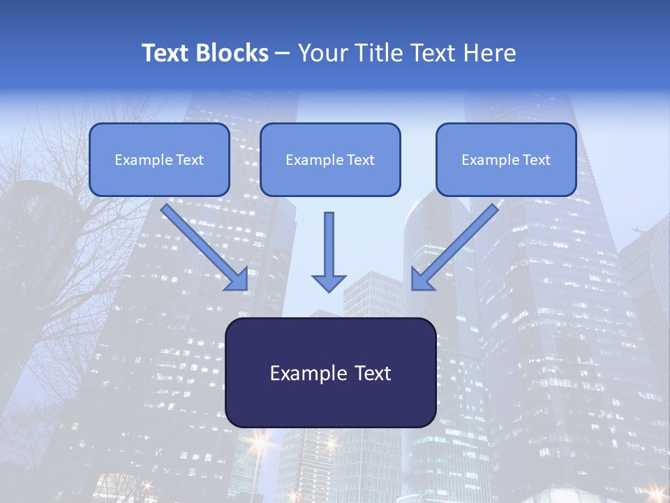 Dusk Place City PowerPoint Template