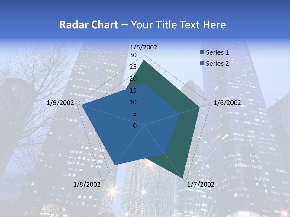 Dusk Place City PowerPoint Template