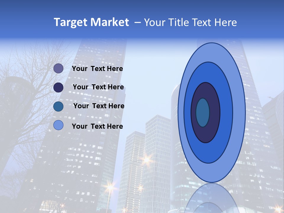 Dusk Place City PowerPoint Template