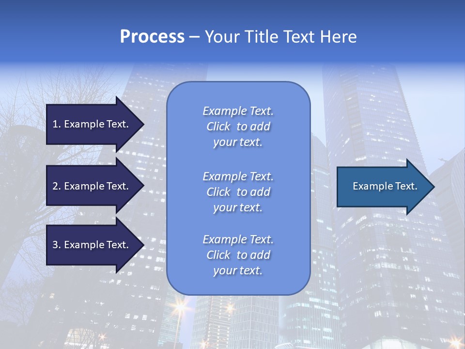 Dusk Place City PowerPoint Template