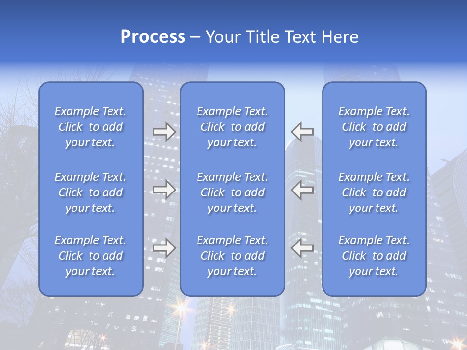 Dusk Place City PowerPoint Template
